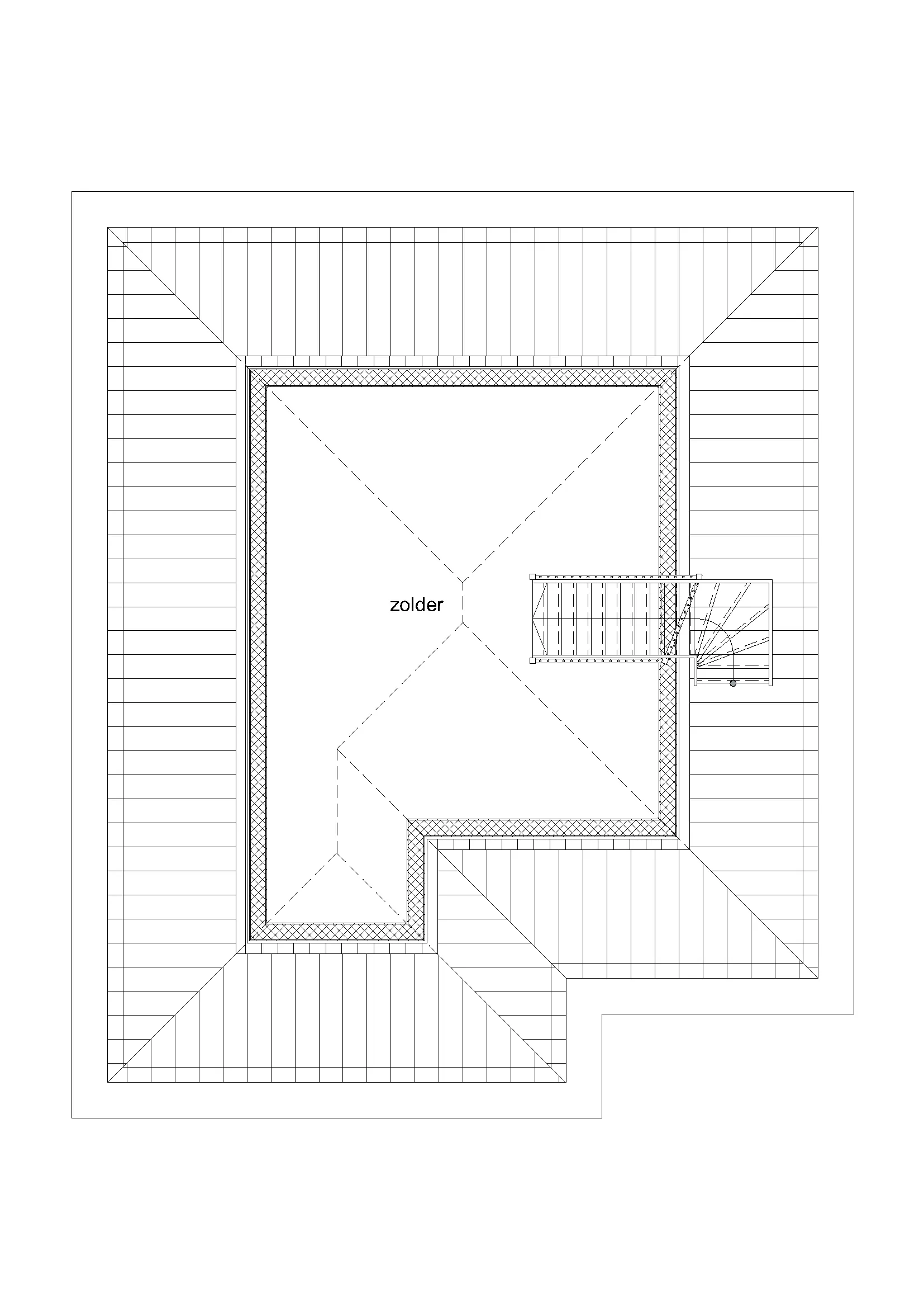 Plattegrond 2e verdieping van De Beuk