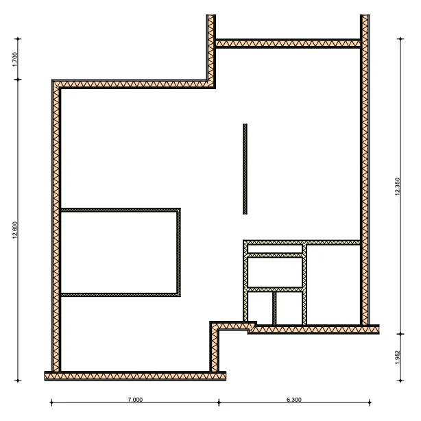 Plattegrond Begane grond van De Els