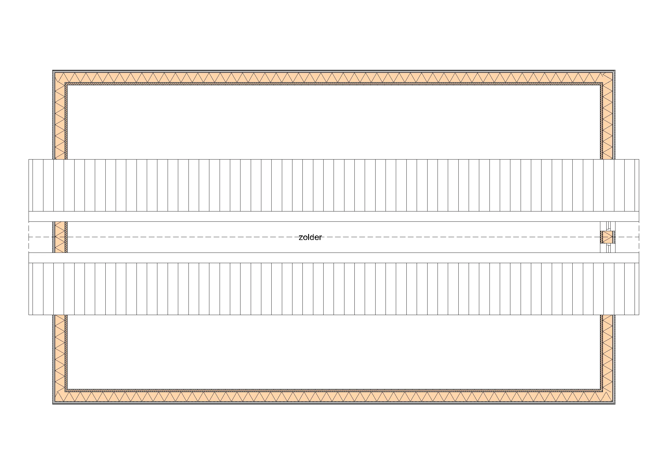 Plattegrond 2e verdieping van De Esdoorn