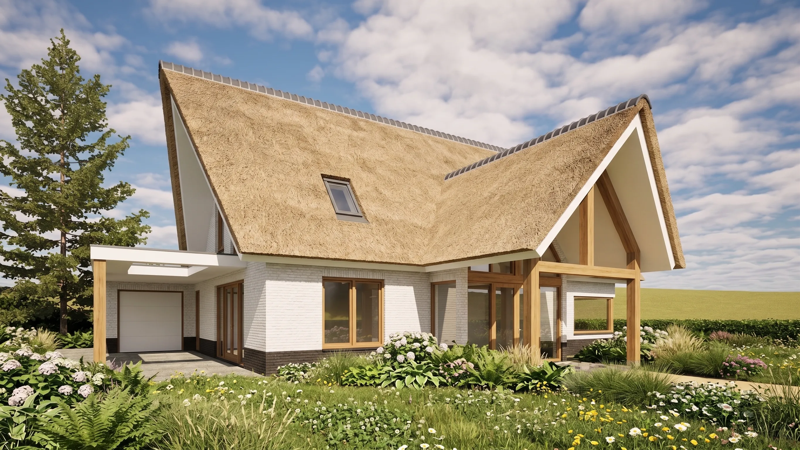 De Den - Landhuis onder riet van mijncascowoning (2 van 2)
