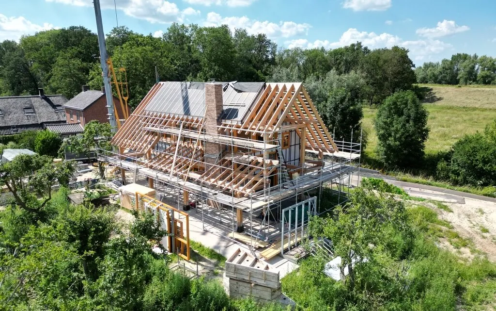 Een afgebouwde casco woning van bewoners